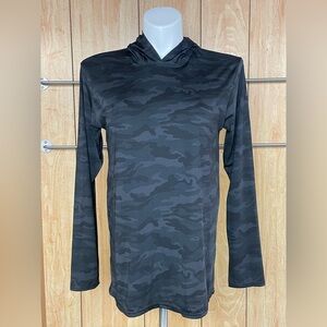Real Essentials Black Camouflage Women's Hoodie SZ -